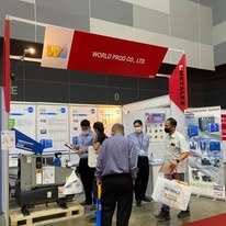World Prod at an industrial exhibition