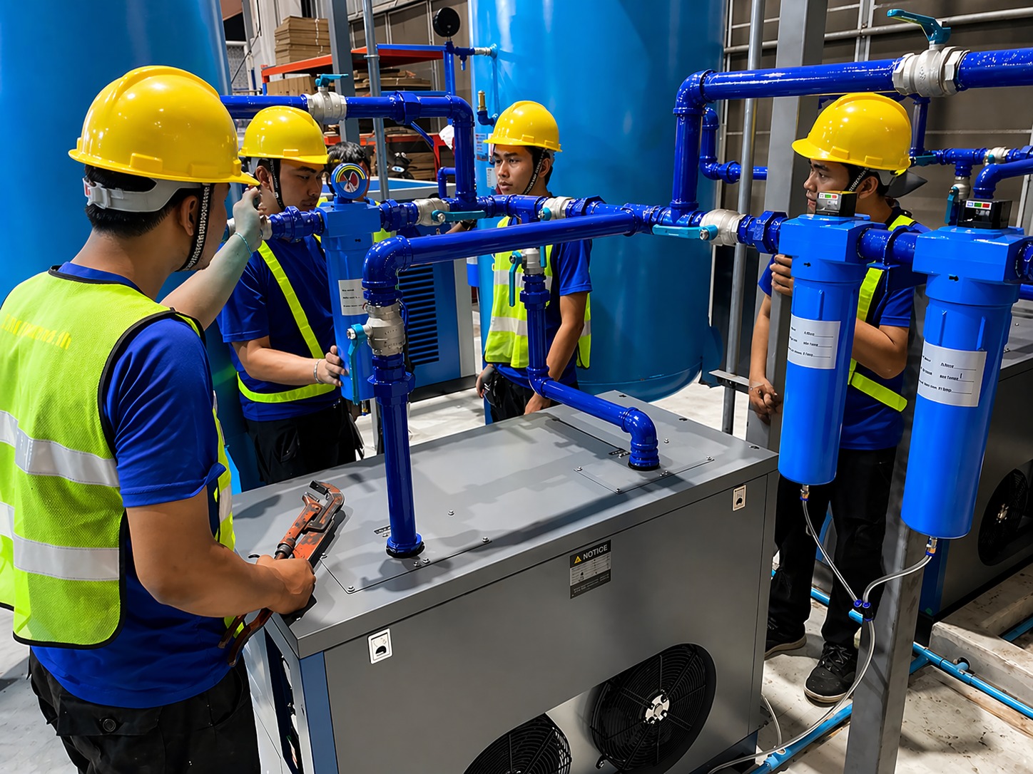 Air treatment system service team