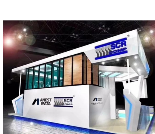 SCR and Anest Iwata partnership exhibition booth